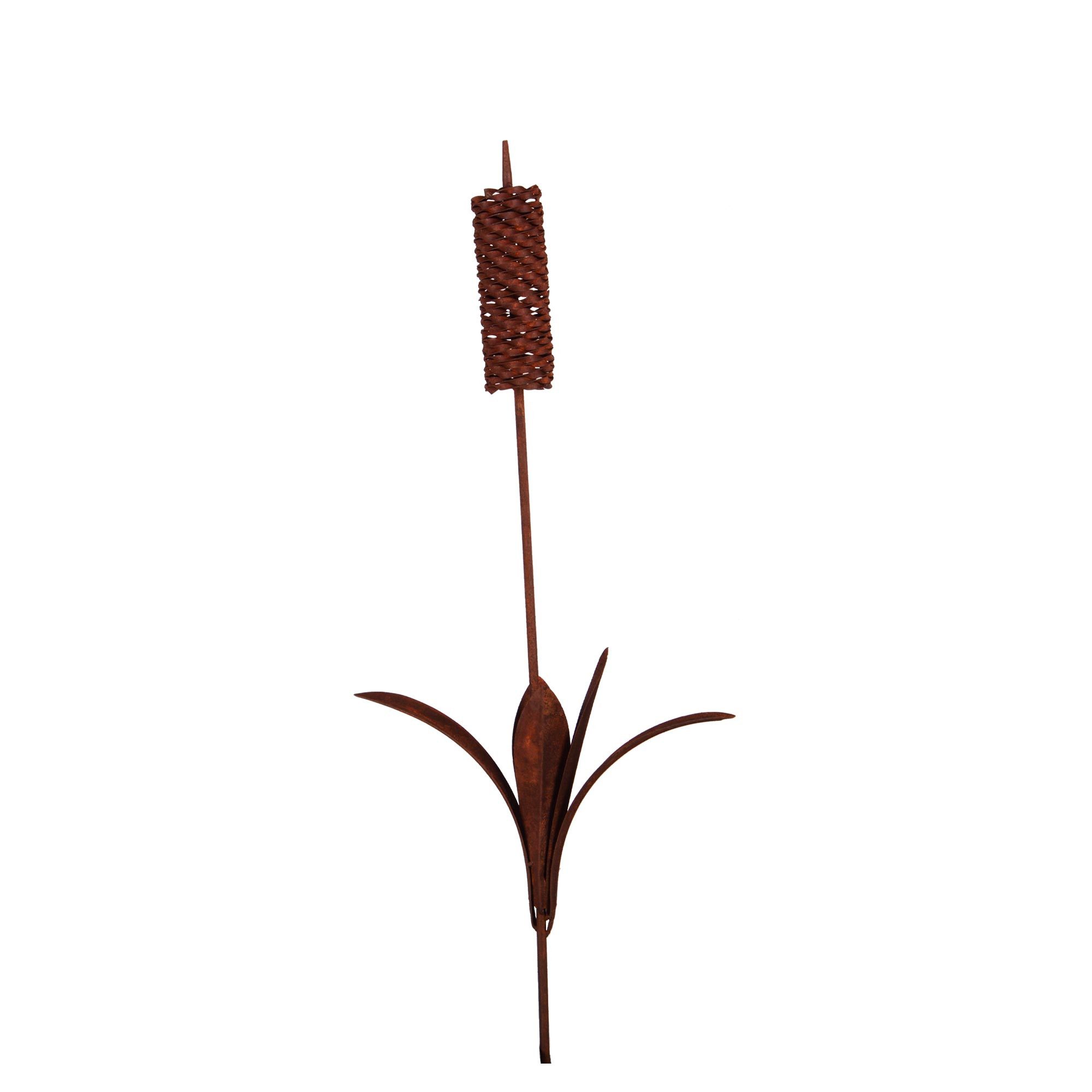 UNUS GARDEN Gartenstecker Rost Metallblume Schilfgras günstig online kaufen