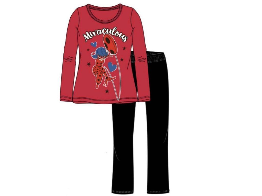 Miraculous - Ladybug Schlafanzug Miraculous Ladybug Schlafanzug rot