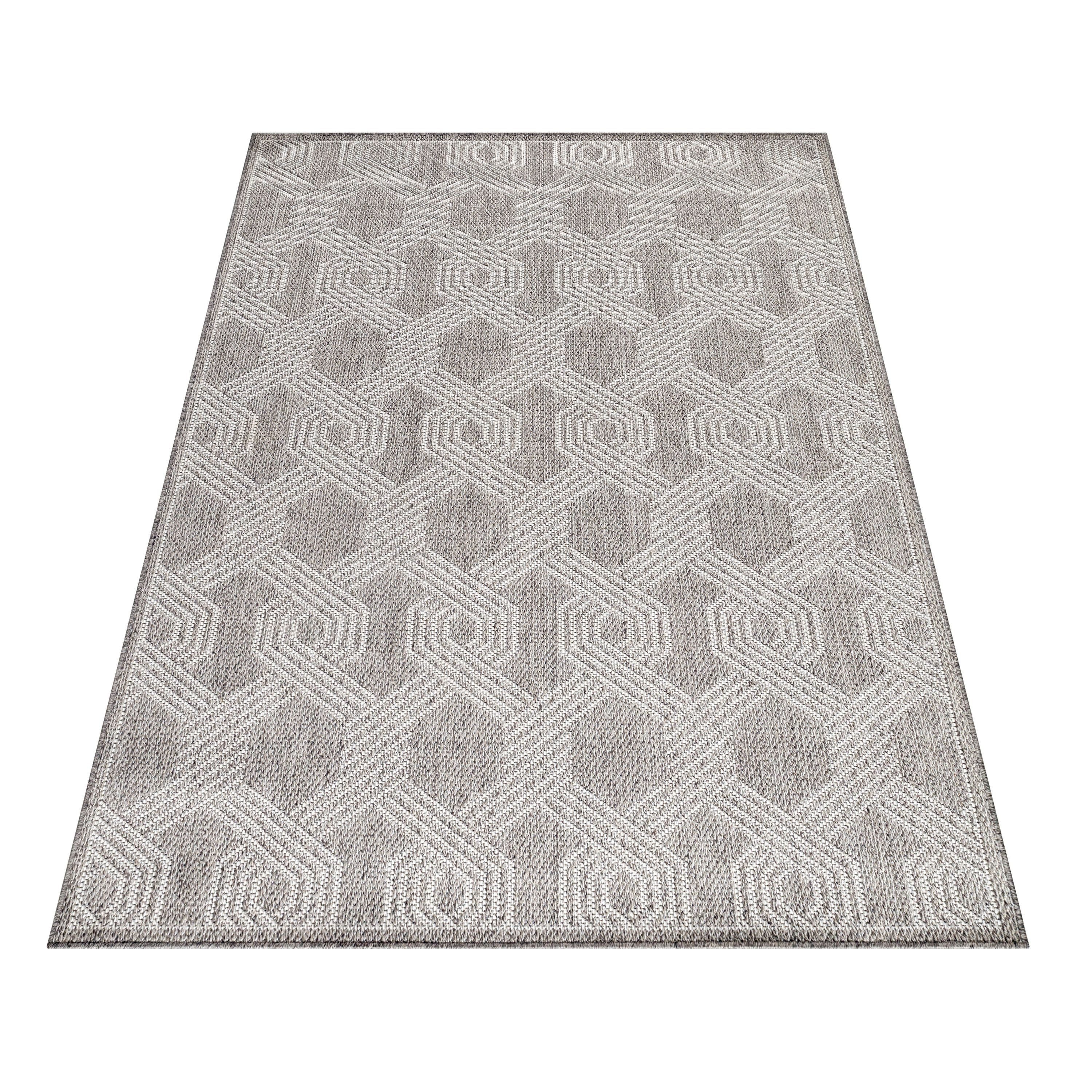 Carpettex Outdoorteppich Geometrisch Design, Läufer, Höhe: günstig online kaufen