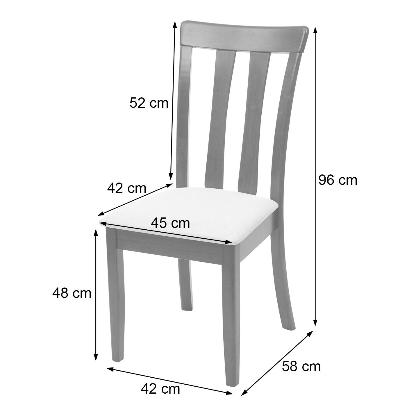 MCW orange St), 6er-Set Esszimmerstuhl (Set, orange MCW-G46-6 6 |