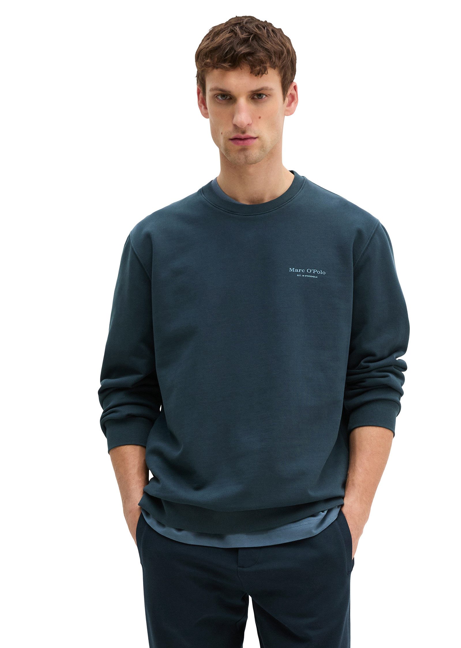 Marc O'Polo Sweatshirt mit Logoprint auf dem Rücken