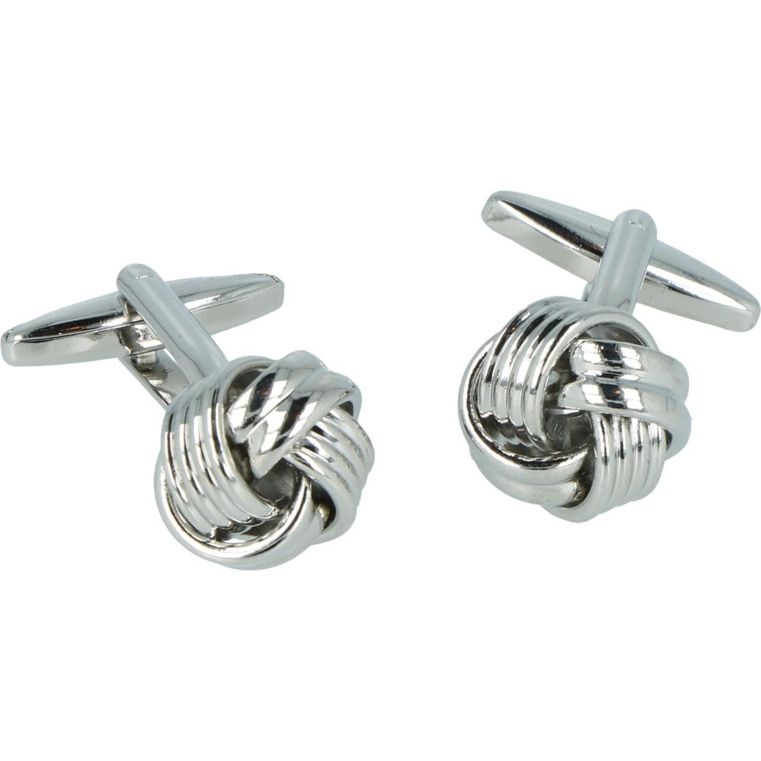 WILLEN Einstecktuch Willen Manschettenknöpfe