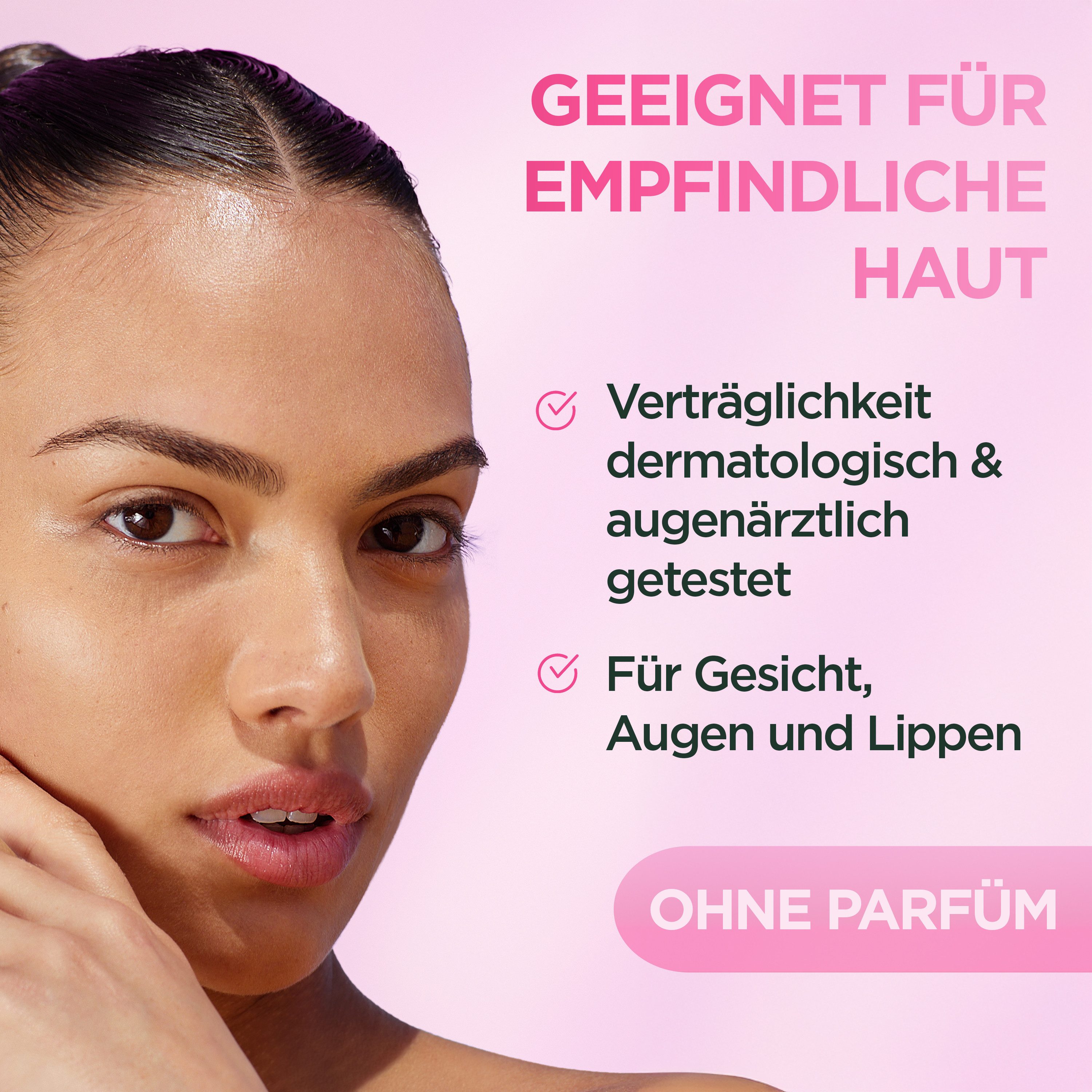 GARNIER Gesichtswasser SKIN ACTIVE MIZELLEN REINIGUNGSWASSER ALL-IN-1, mit Mizellen-Technologie, parfümfrei – Bild 4 von 5