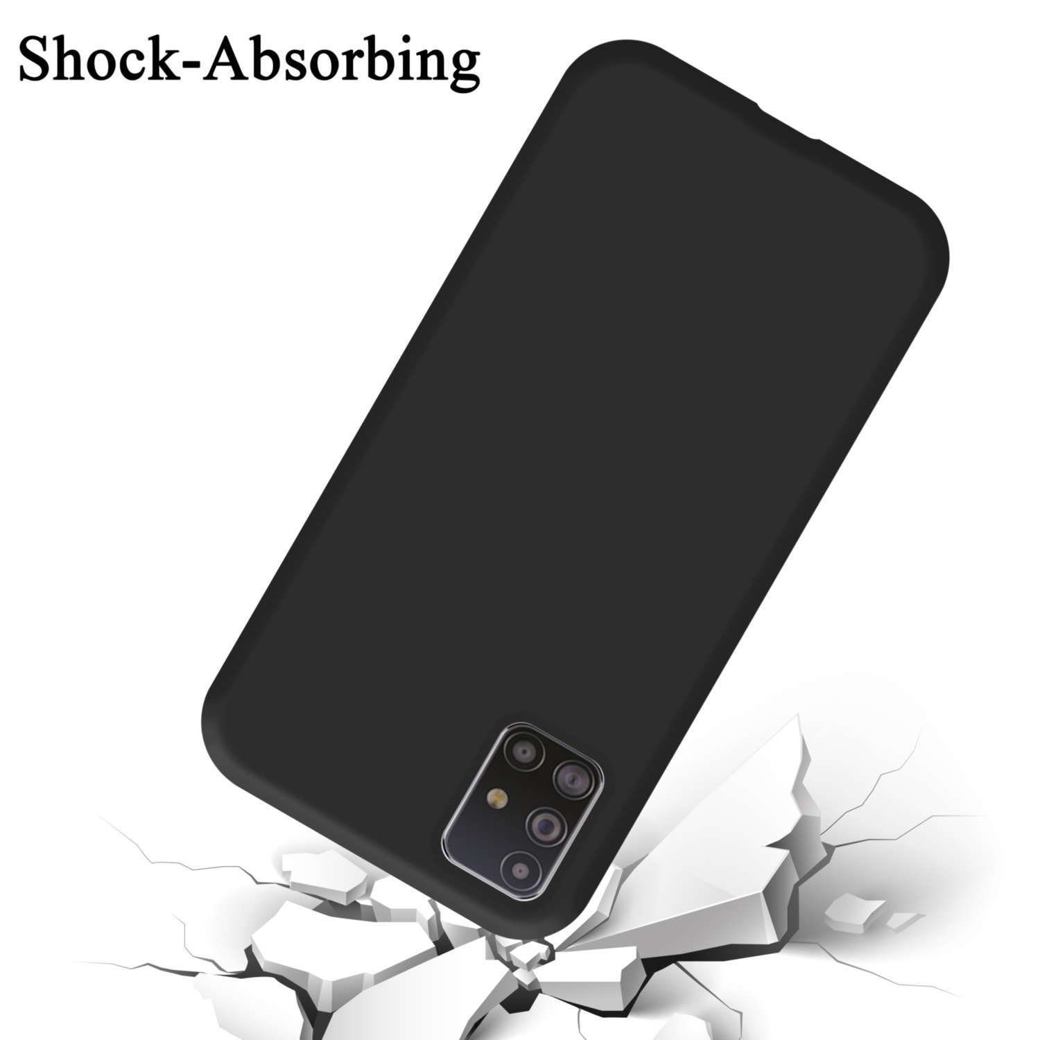 Cadorabo Handyhülle für Samsung Galaxy M31s Hülle Samsung Galaxy M31s, Flexible Hülle TPU Silikon Schutzhülle Back Cover Case
