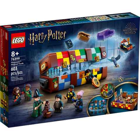 LEGO® Konstruktionsspielsteine LEGO® Harry Potter™ - Hogwarts™ Zauberkoffer, (Set, 603 St)