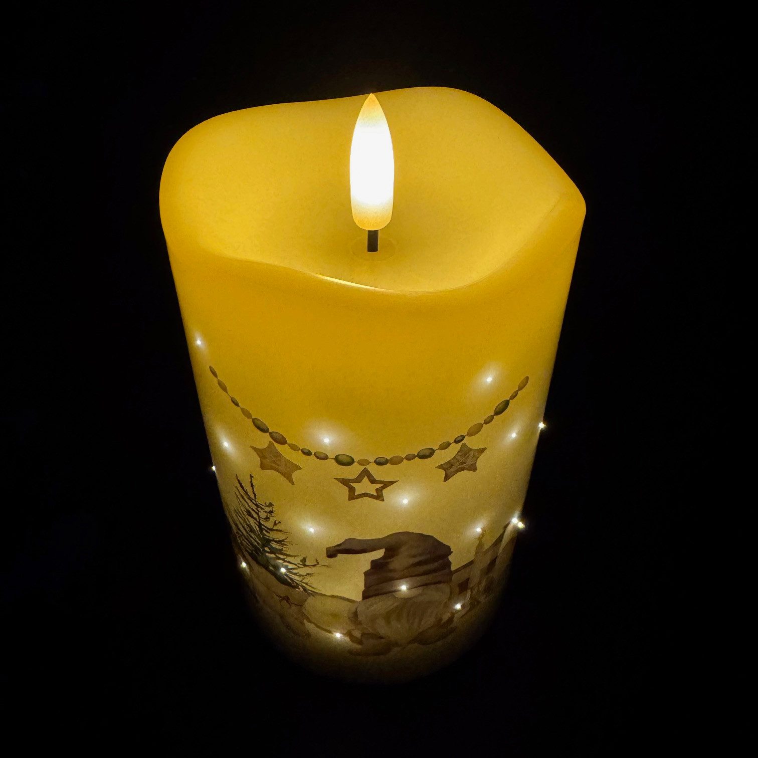 Online-Fuchs LED-Kerze - 2er Set Motivkerzen günstig online kaufen
