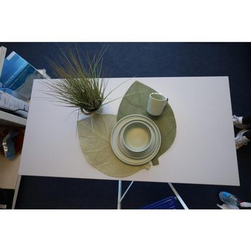 BURI Teller 24x Keramik Dessertteller 21,5cm Rund Servierplatte Untersetzer