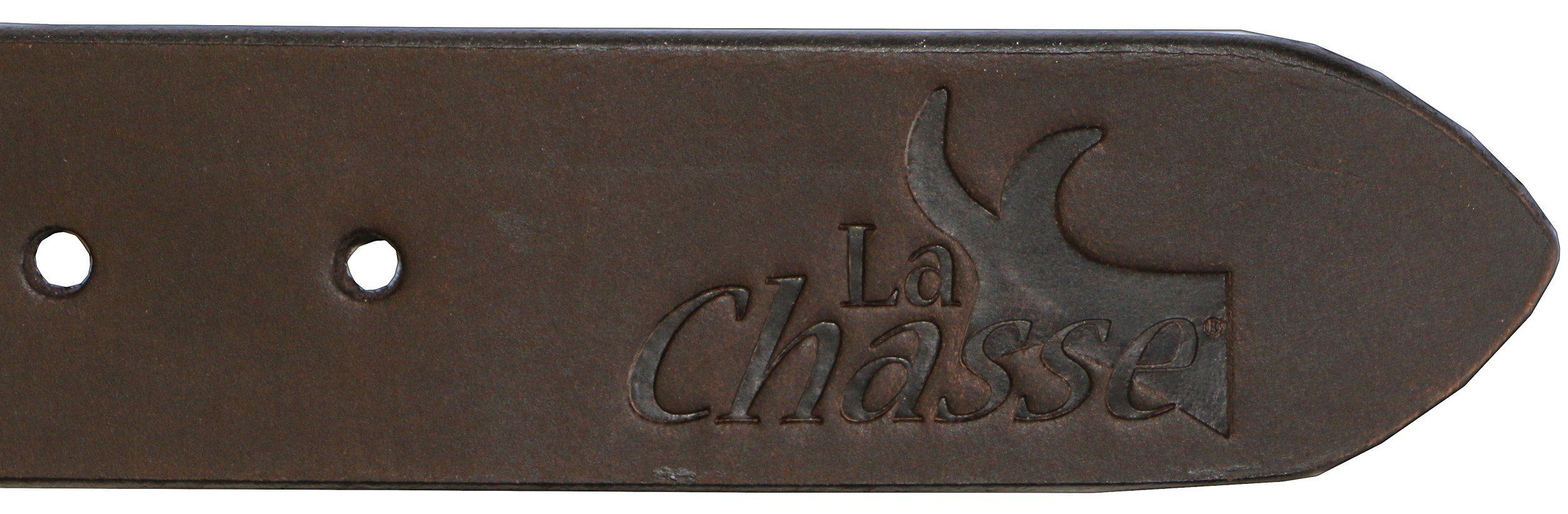 La Chasse® Ledergürtel Büffelledergürtel "Bison" cognac Ledergürtel schwarz braun Rindsleder