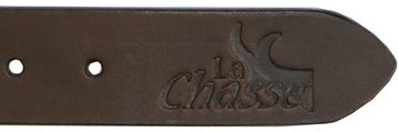 La Chasse® Ledergürtel Büffelledergürtel "Bison" Ledergürtel Rindsleder braun schwarz cognac