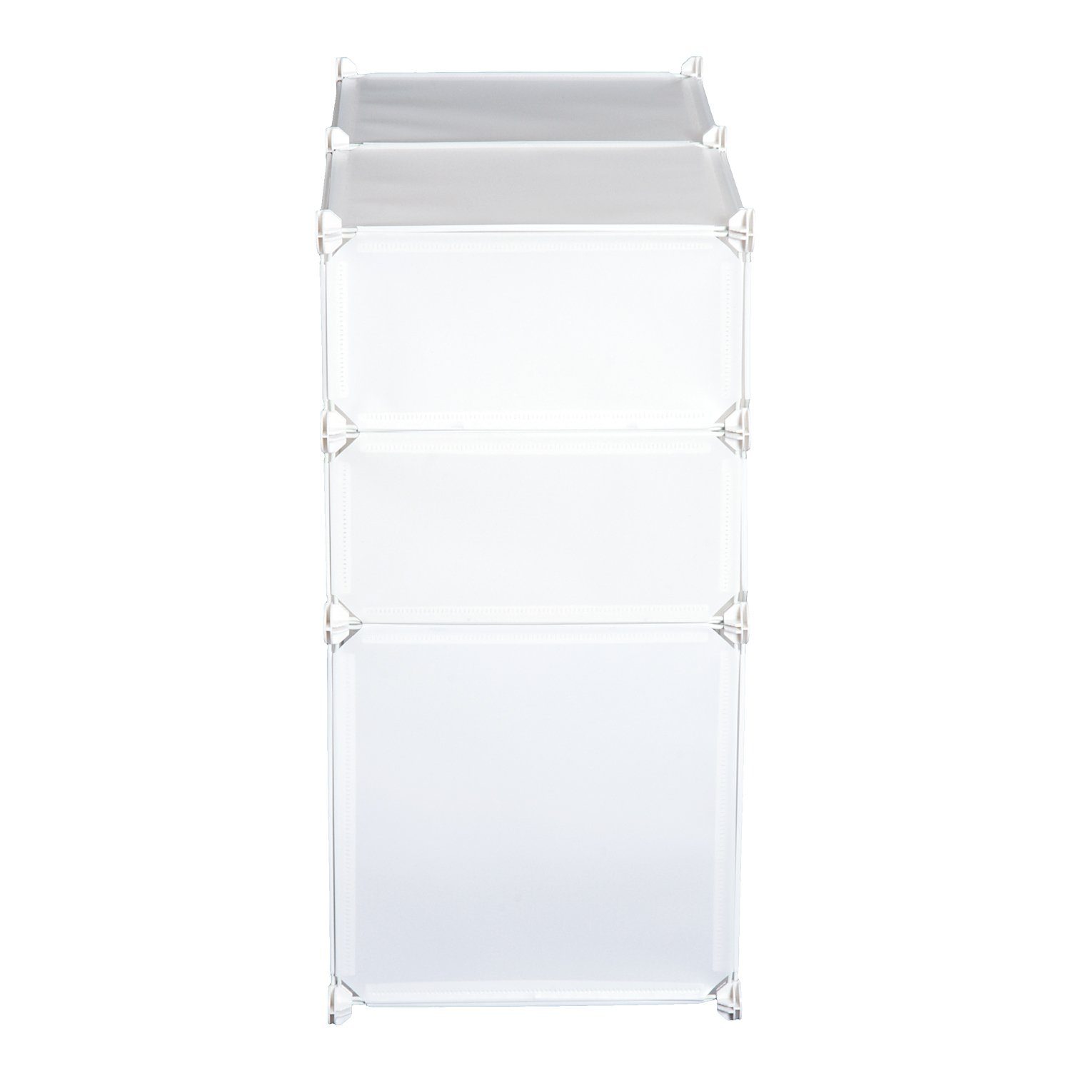 HOMCOM Kommode Regal mit Aufbewahrungsboxen