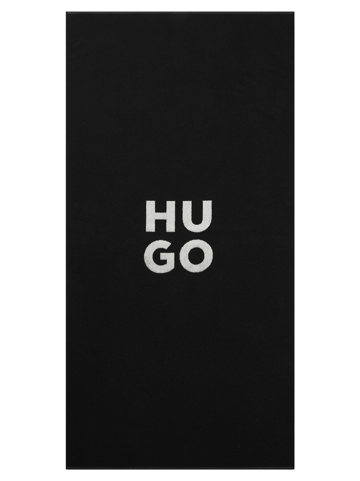 HUGO Badetuch Stacked Logo Towel, Baumwoll-Terry, günstig online kaufen