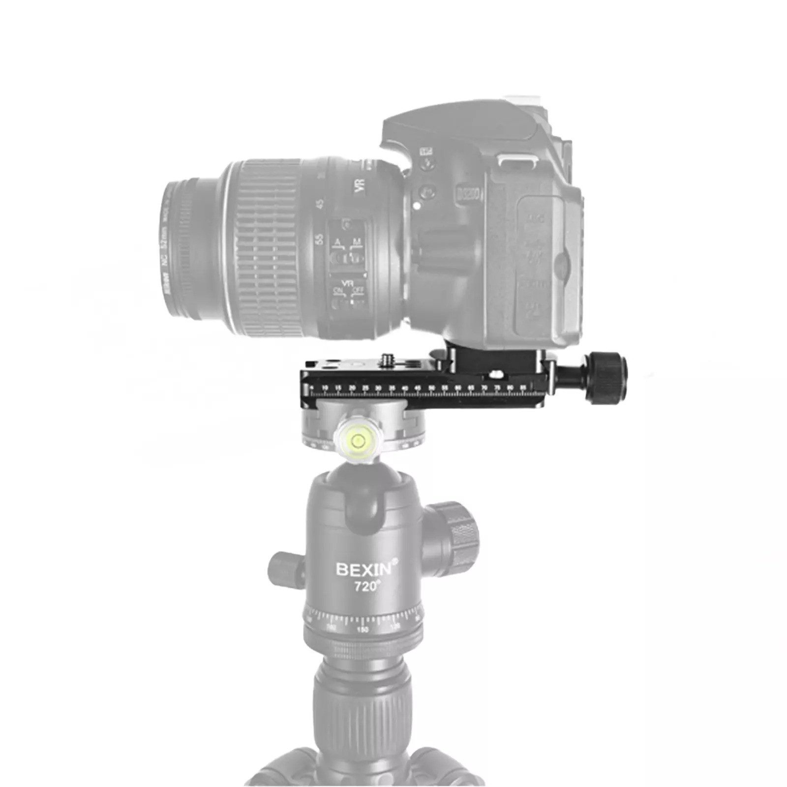 BEXIN Kamerahalterung 100mm Stativ Klemme mit Schnellwechselplatten Adapter für DSLR Kamer