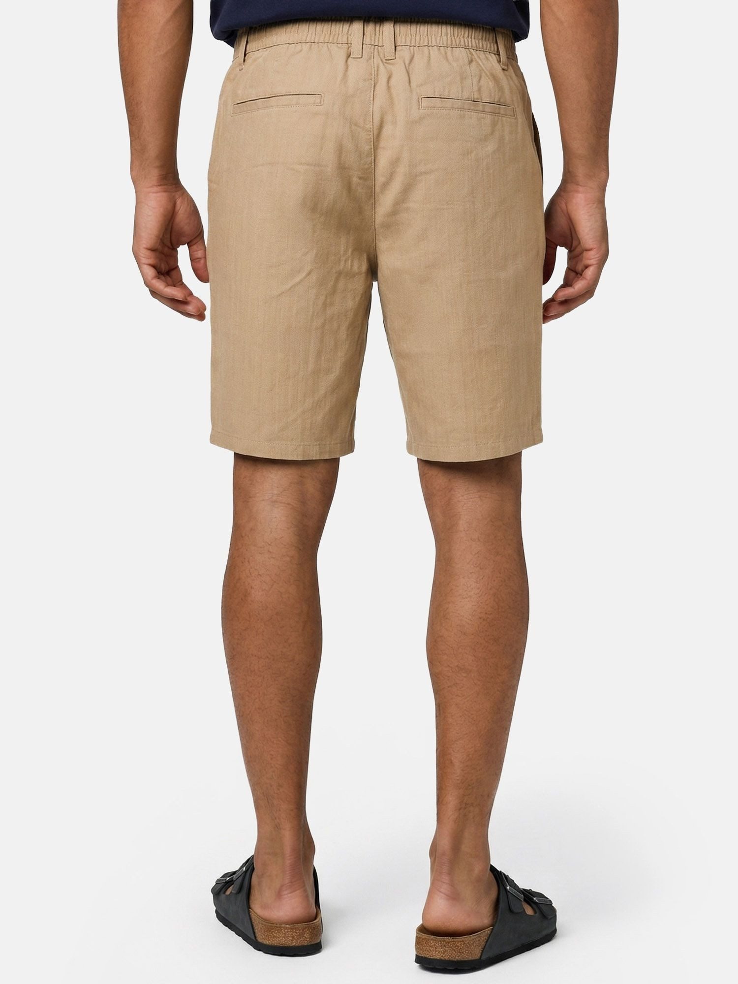 Tazzio Leinenhose A212 kurze Leinen Hose im Clean-Look