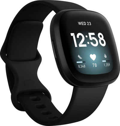 fitbit Versa 3 Smartwatch (4,32 cm/1,7 Zoll, FitbitOS5)