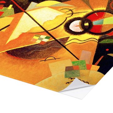 Posterlounge Wandfolie Wassily Kandinsky, Gelbe Spitze, Malerei