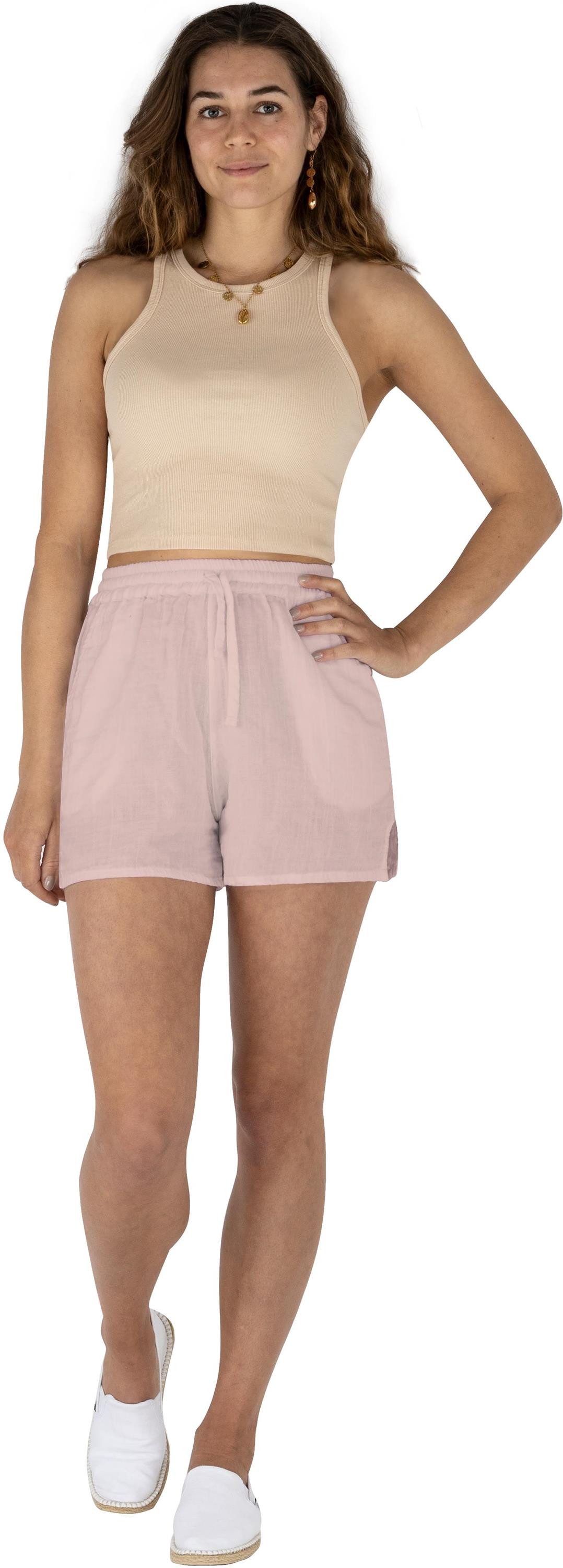 Janice Shorts Kurze Damen Musselin Hose günstig online kaufen