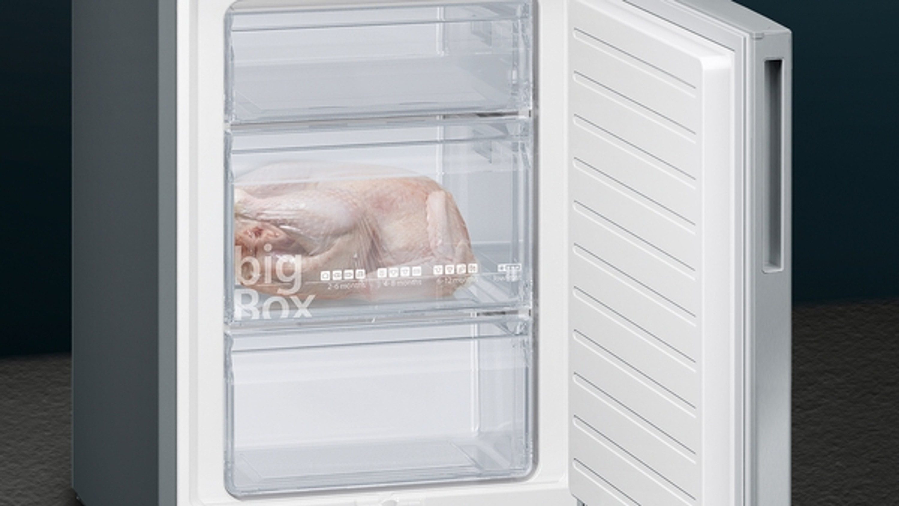 SIEMENS Kühl-/Gefrierkombination iQ500 KG39E8IBA, 201 cm hoch, 60 cm breit