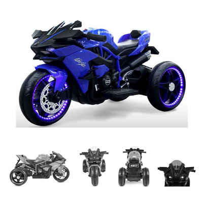 Moni Elektro-Kindermotorrad »Kinder Elektromotorrad Ninja«, Belastbarkeit 30 kg, drei Kunststoffräder, LED-Beleuchtung, Mp3