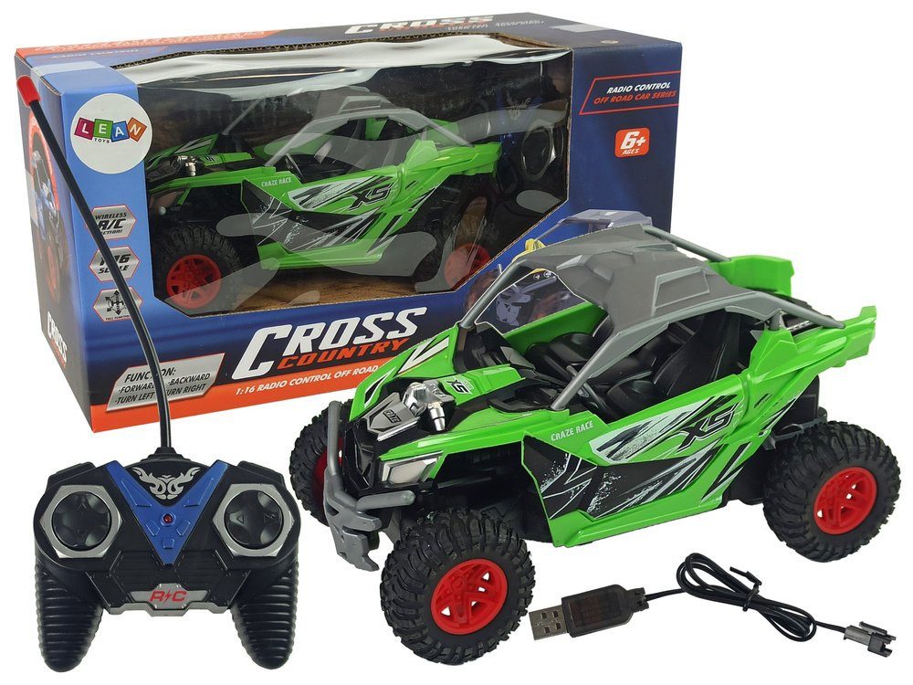 Wisam RC-Auto Cross Country Ferngesteuertes Geländewagen 27 MHz Grün
