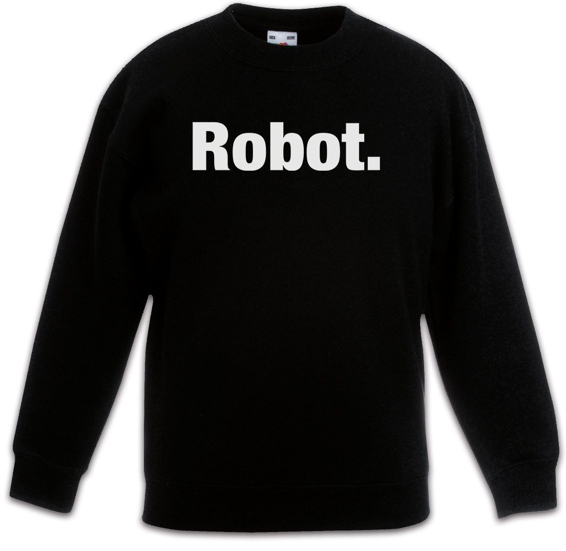 Urban Backwoods Sweatshirt Robot Kinderpullover NPC Slogan Spruch Motto Fun Spaß Comedy Joke (1-tlg) Statement Classic Kult Opinion
