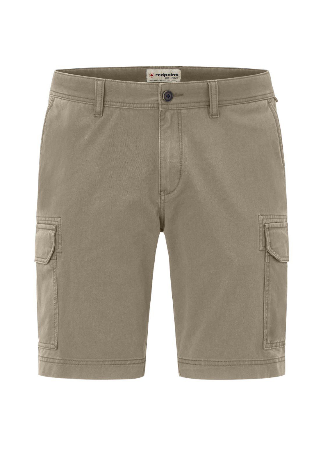 mit beige CALGARY Cargobermudas Cargobermudas Super-Stretch Redpoint Elastizität