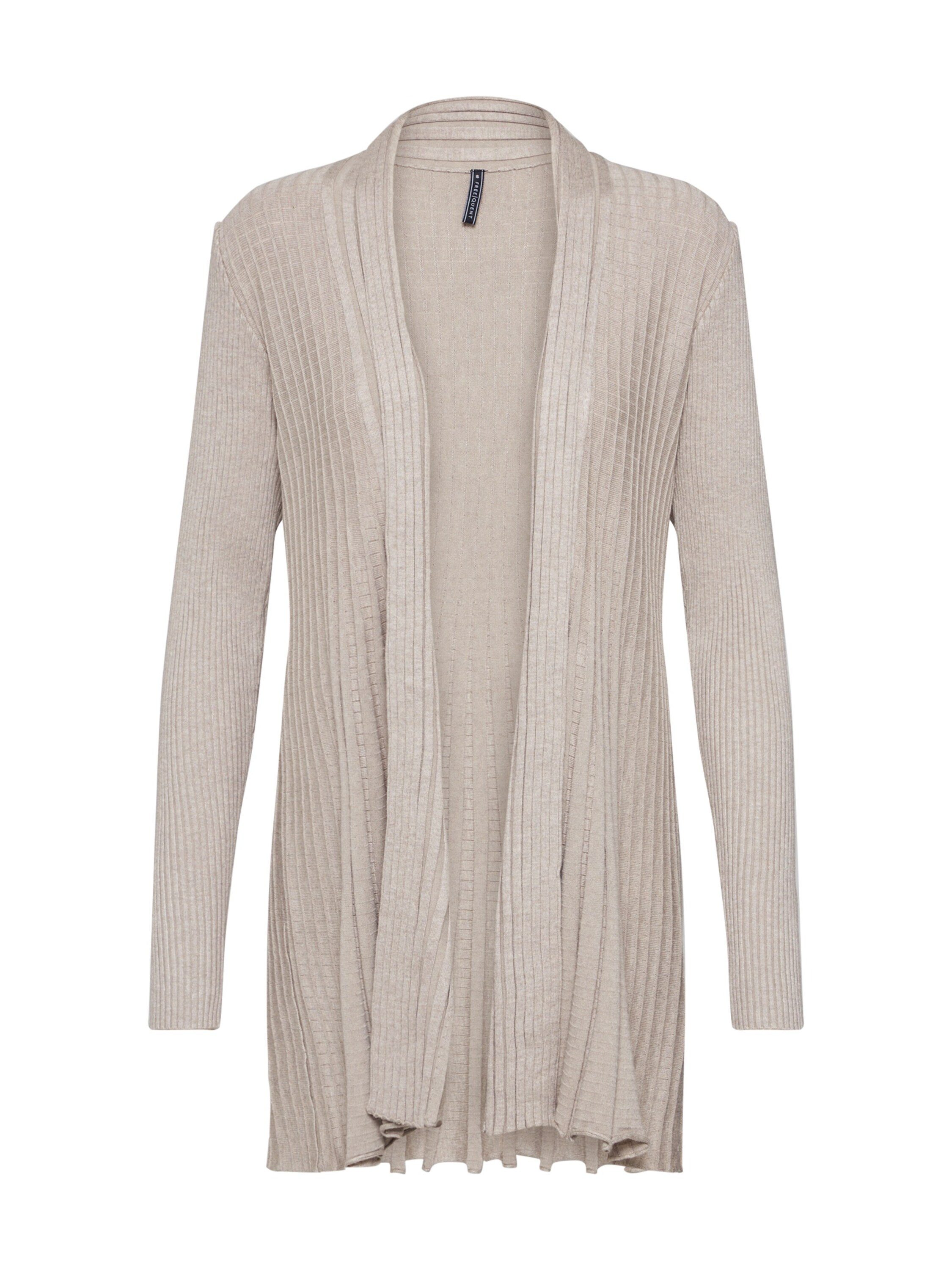 FREEQUENT Strickjacke CLAUDISSE (1-tlg) Plain/ohne Details