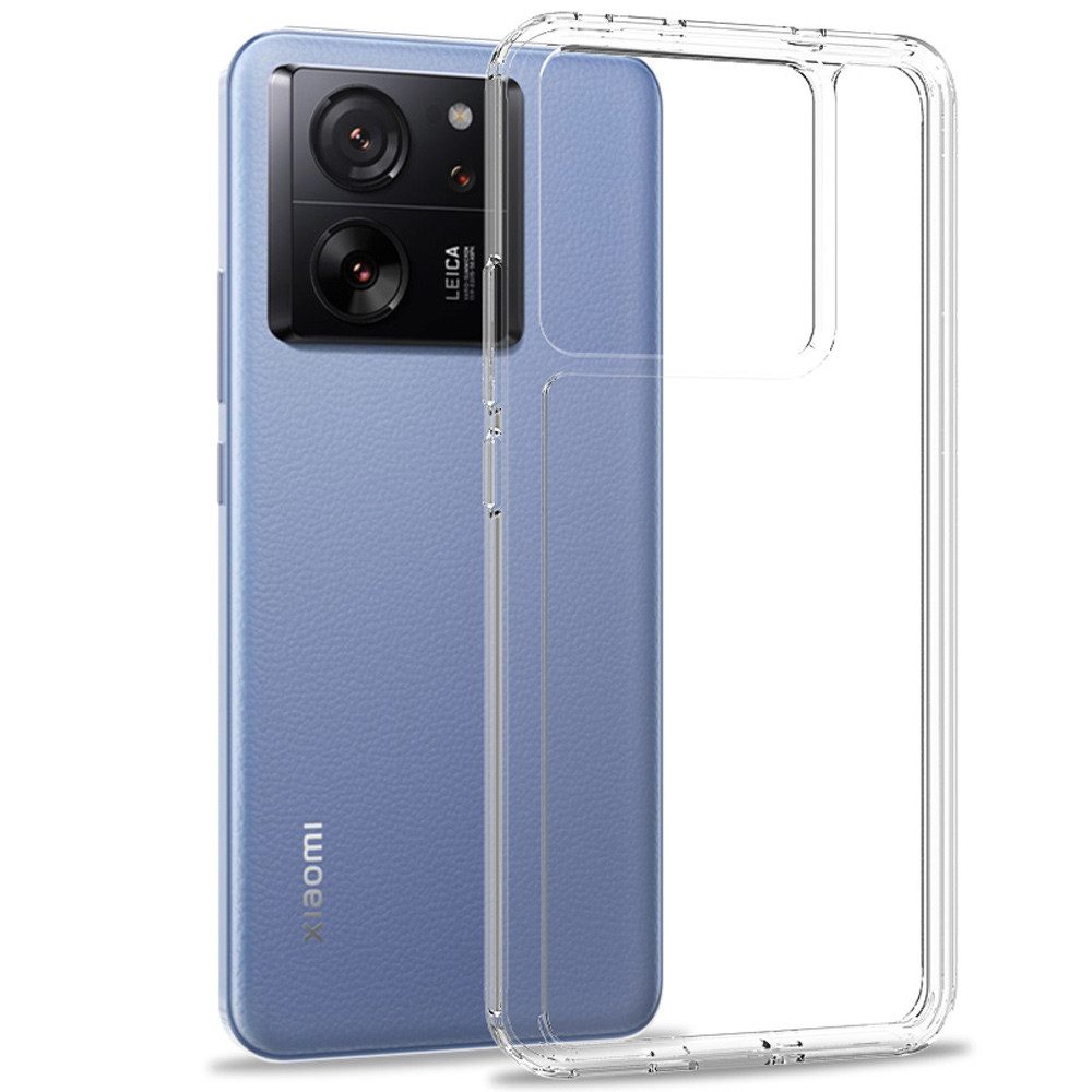 FITSU Handyhülle Transparente Hülle für Xiaomi 13T Handyhülle Case 6,67 Zol, Durchsichtige Schutzhülle für Xiaomi 13T Hybrid Case