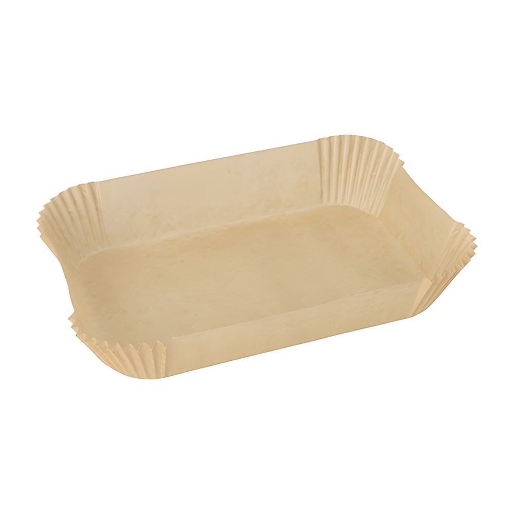 PAPSTAR Backpapier 1000 x Backpapiere 22 cm x 14 cm x 4,5 cm braun Heißluftfritteusen