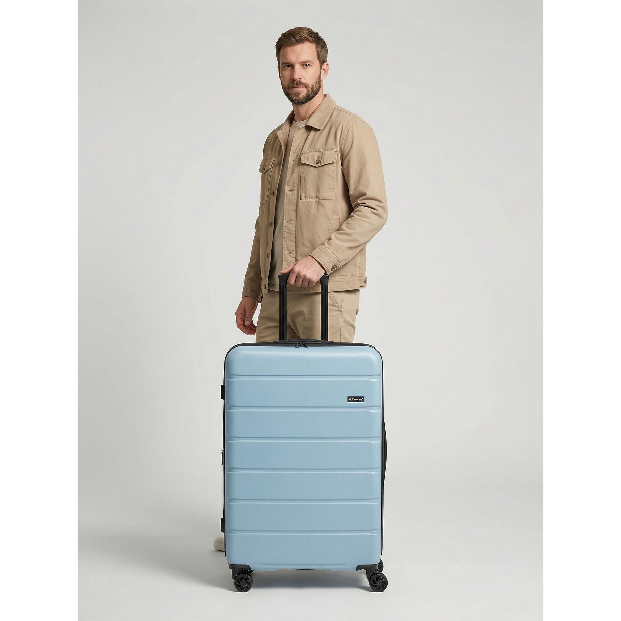 Saxoline® Hartschalen-Trolley Miami, 4 Rollen, ABS