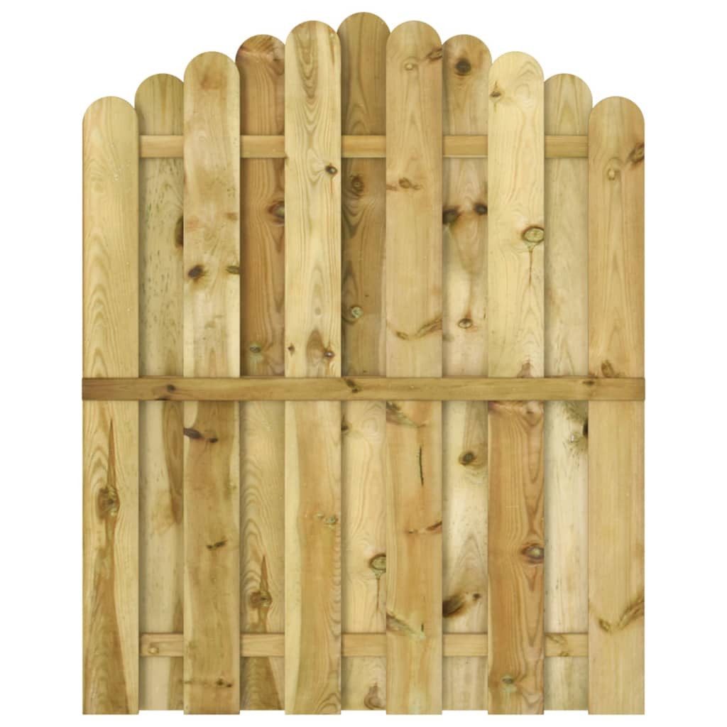 vidaXL Gartentor, Gartentür Imprägniertes Kiefernholz 100x125 cm