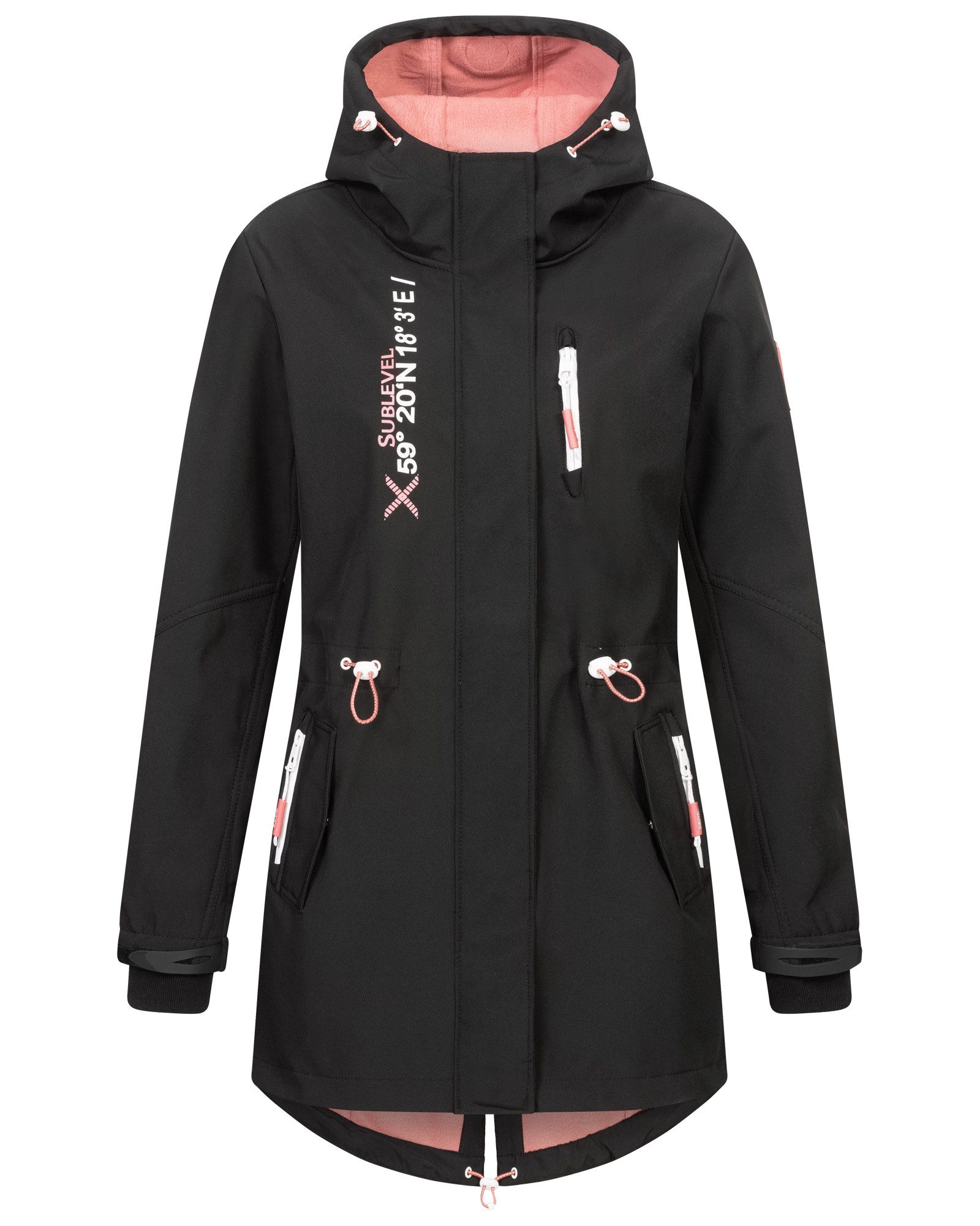 SUBLEVEL Softshelljacke Damen Herbst Winter Jacke günstig online kaufen