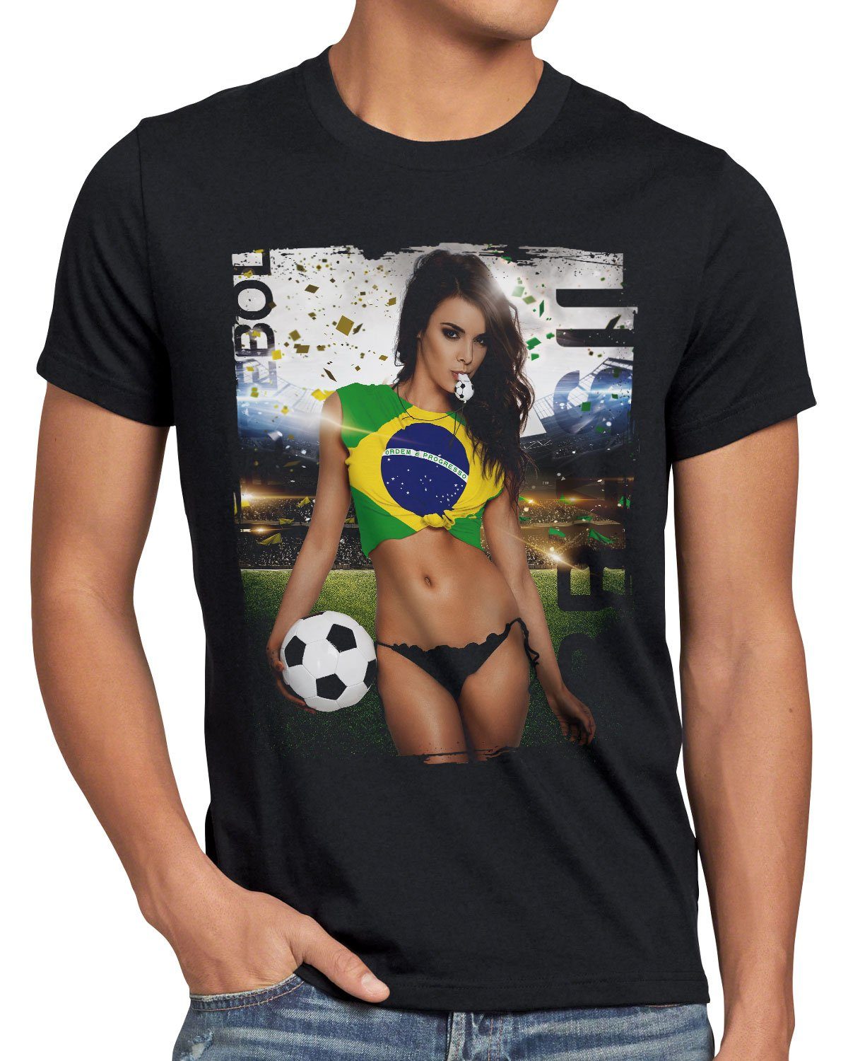 style3 T-Shirt WM 2026 Soccer Girl Fußball Weltmeisterschaft Trikot sexy fanartikel