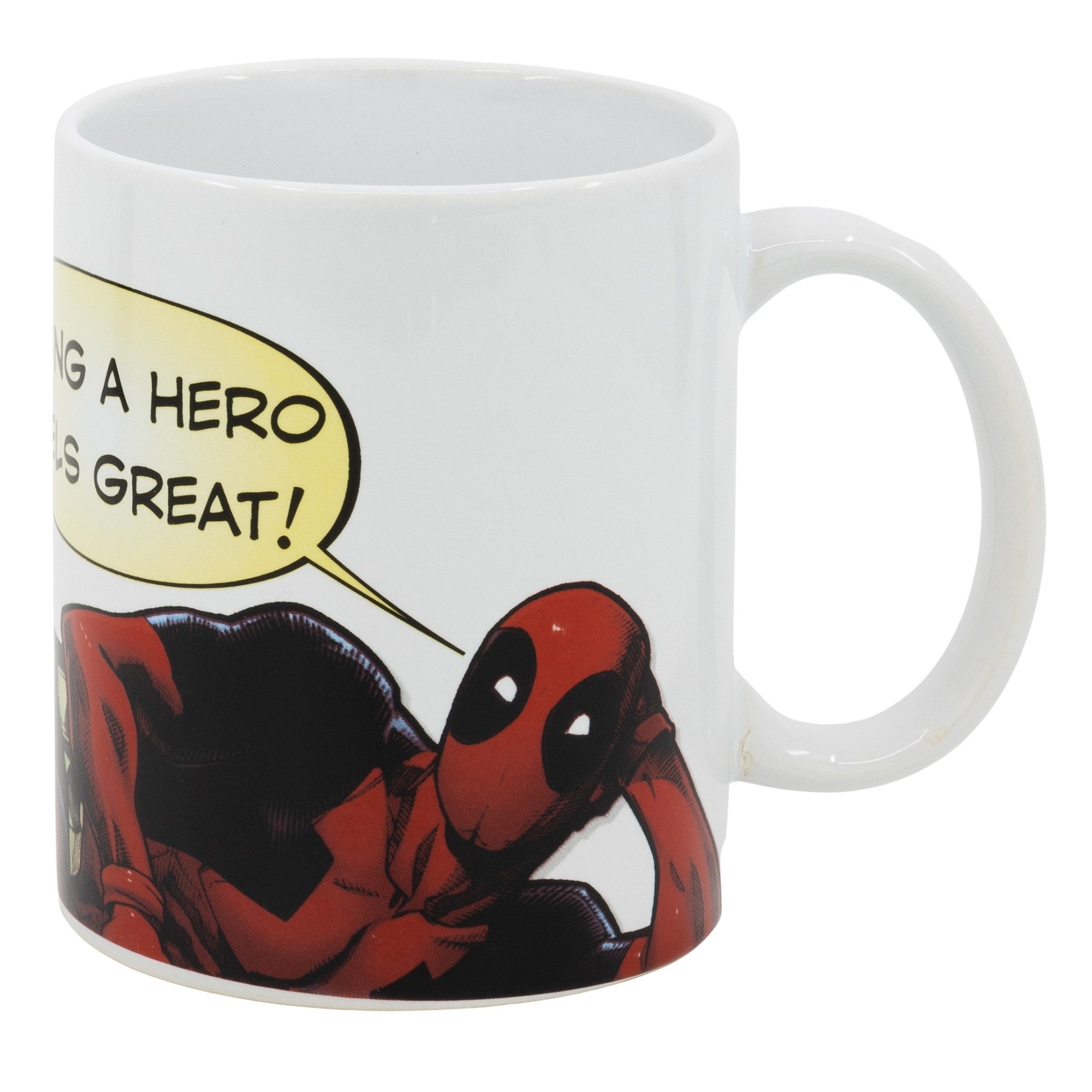 MARVEL Tasse Marvel Deadpool Teetasse Tasse Kaffeetasse Geschenkidee 325 ml, Keramik