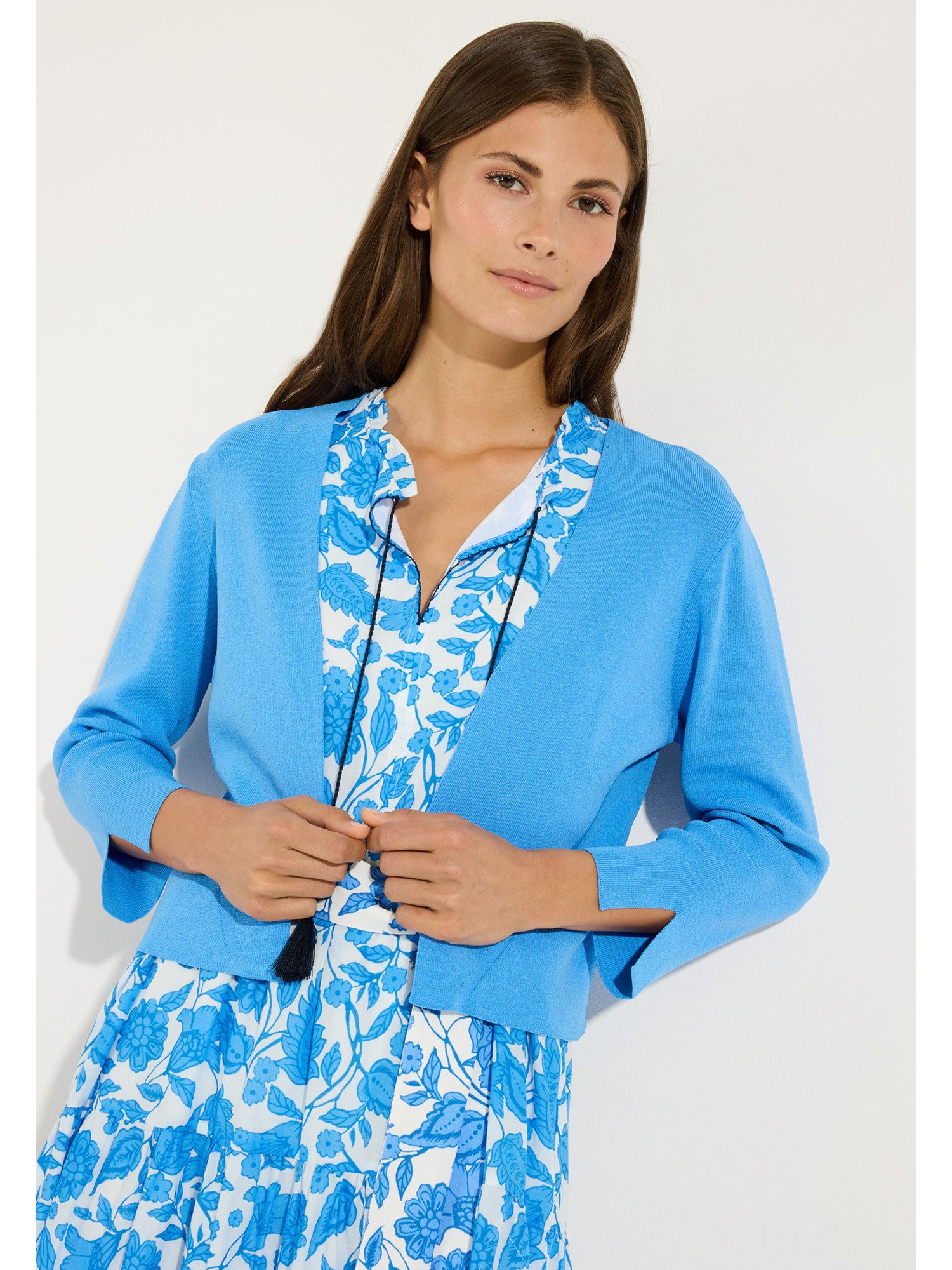 MORE&MORE Strickjacke kurze Strickjacke, 3/4 Arm