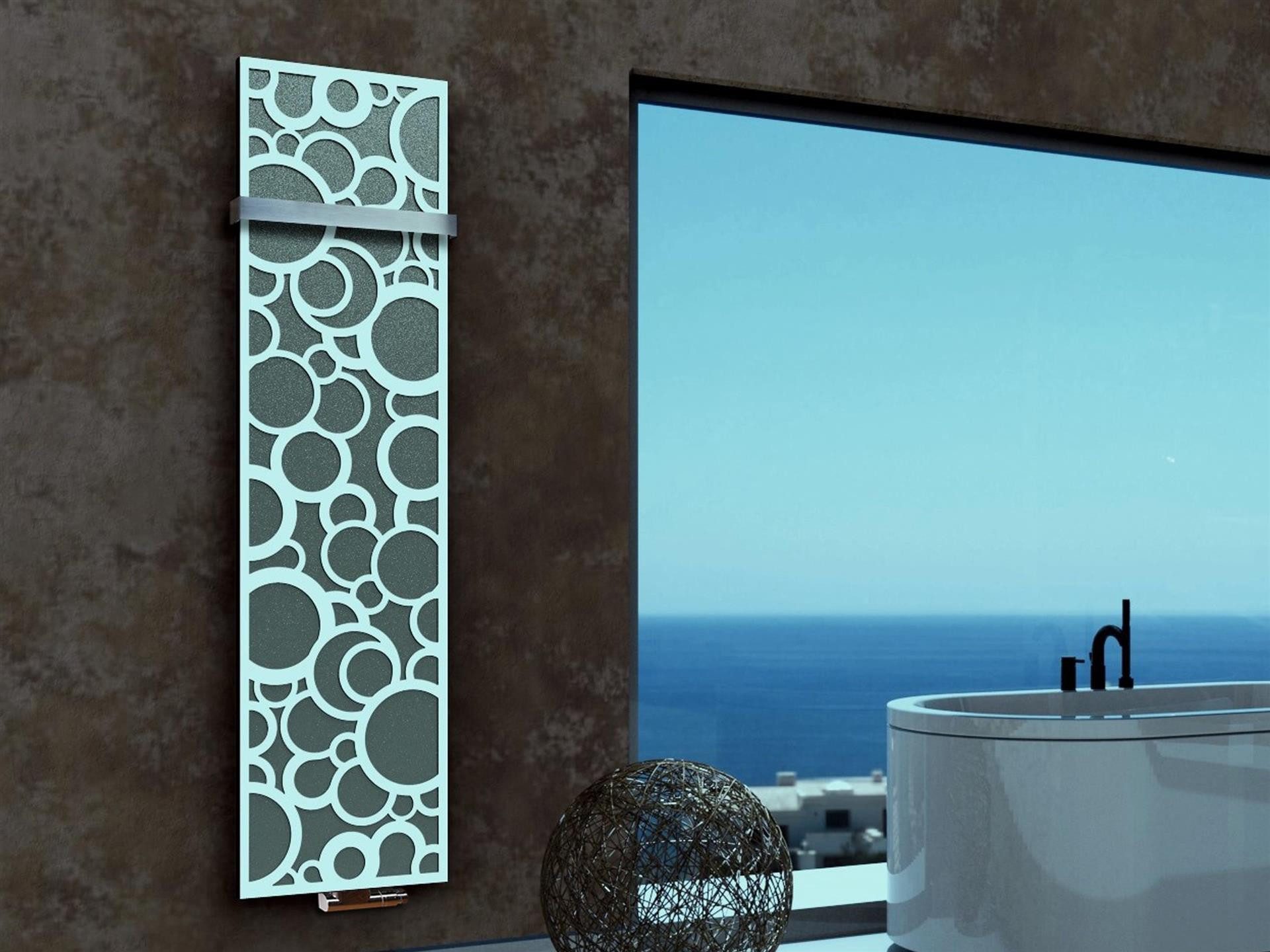 Badheizkörper BADHEIZKÖRPER Design Kreta 3 180cm 1118W anthrazit / weiß (1 HH 50mm)