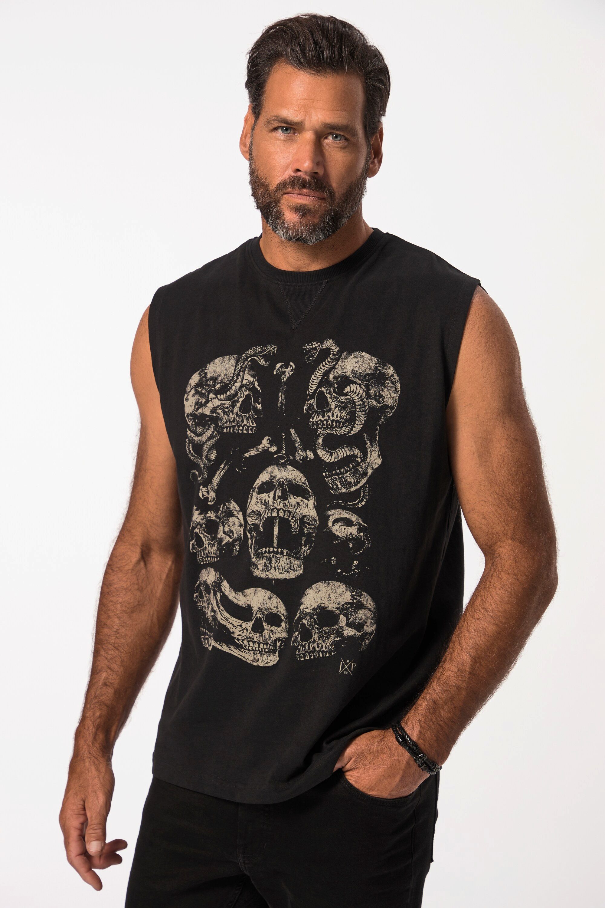 T-Shirt Tanktop Brust-Print