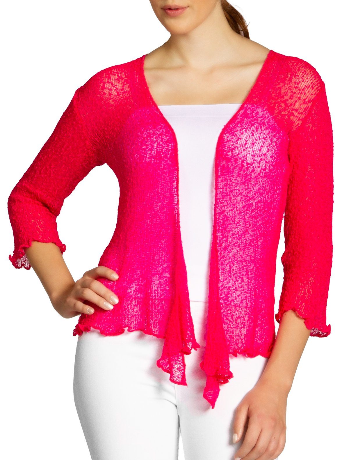 Caspar Strickjacke STJ022 angenehm leichter Damen günstig online kaufen