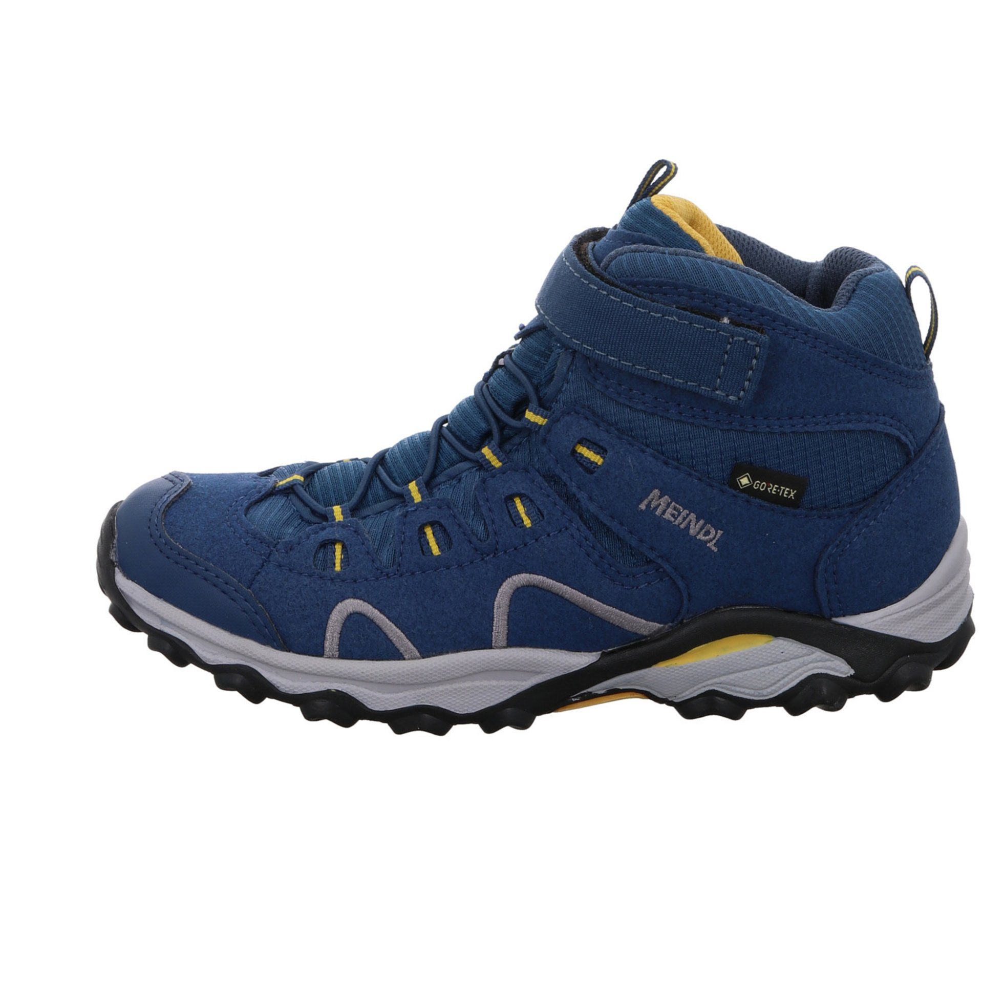 Meindl Jungen Schnürhalbschuhe Synthetikkombination Lucca Mid Outdoorschuh GTX darkblue Outdoorschuh