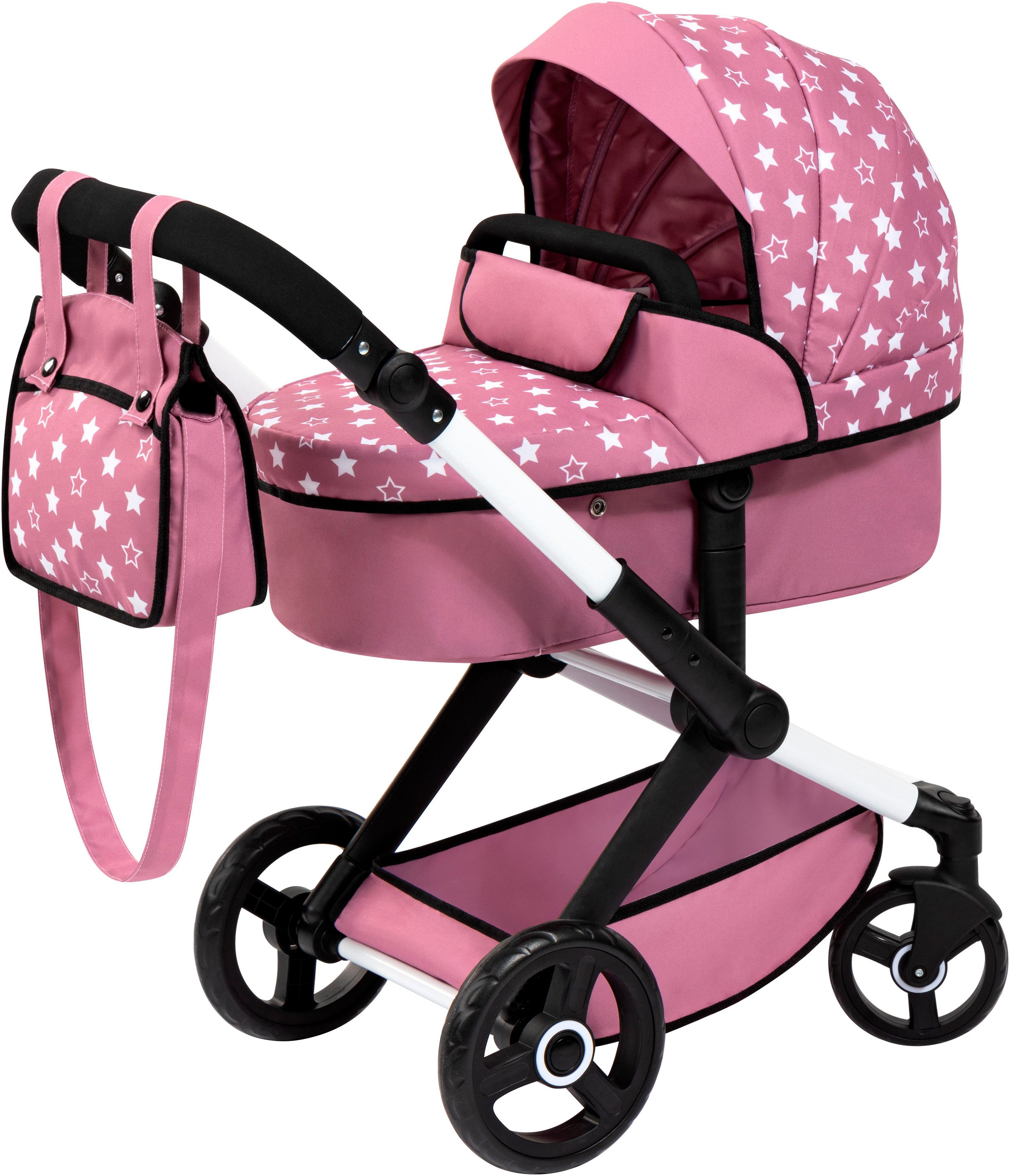 Bayer Kombi-Puppenwagen Xeo, rosa günstig online kaufen