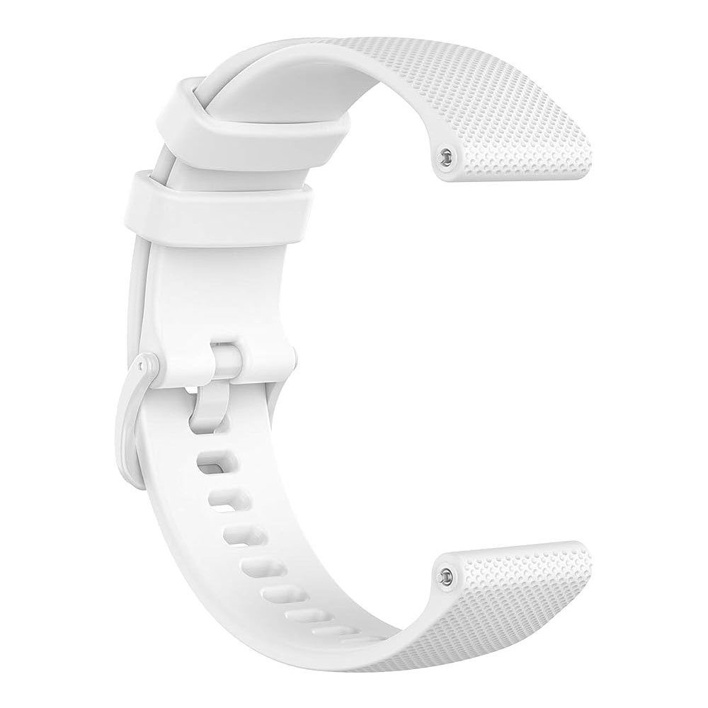 FELIXLEO Uhrenarmband Silikon Uhrenarmband Uhrenarmbänder Weiß Silikon Ersatzarmband,18mm