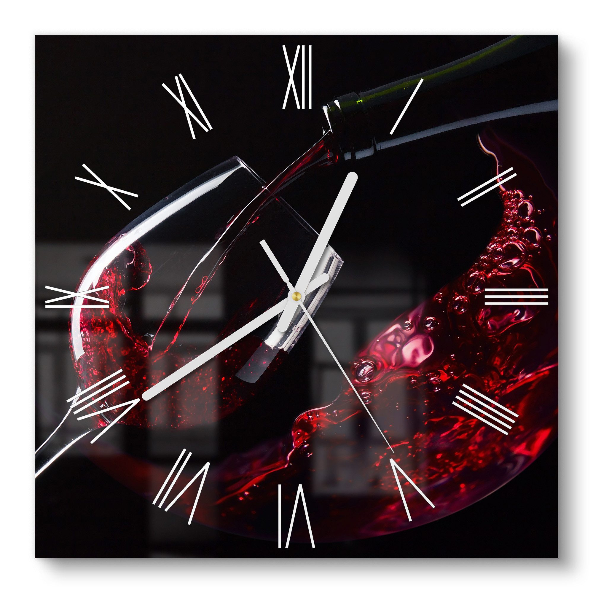DEQORI Wanduhr 'Tanz der Tropfen' (Glas günstig online kaufen