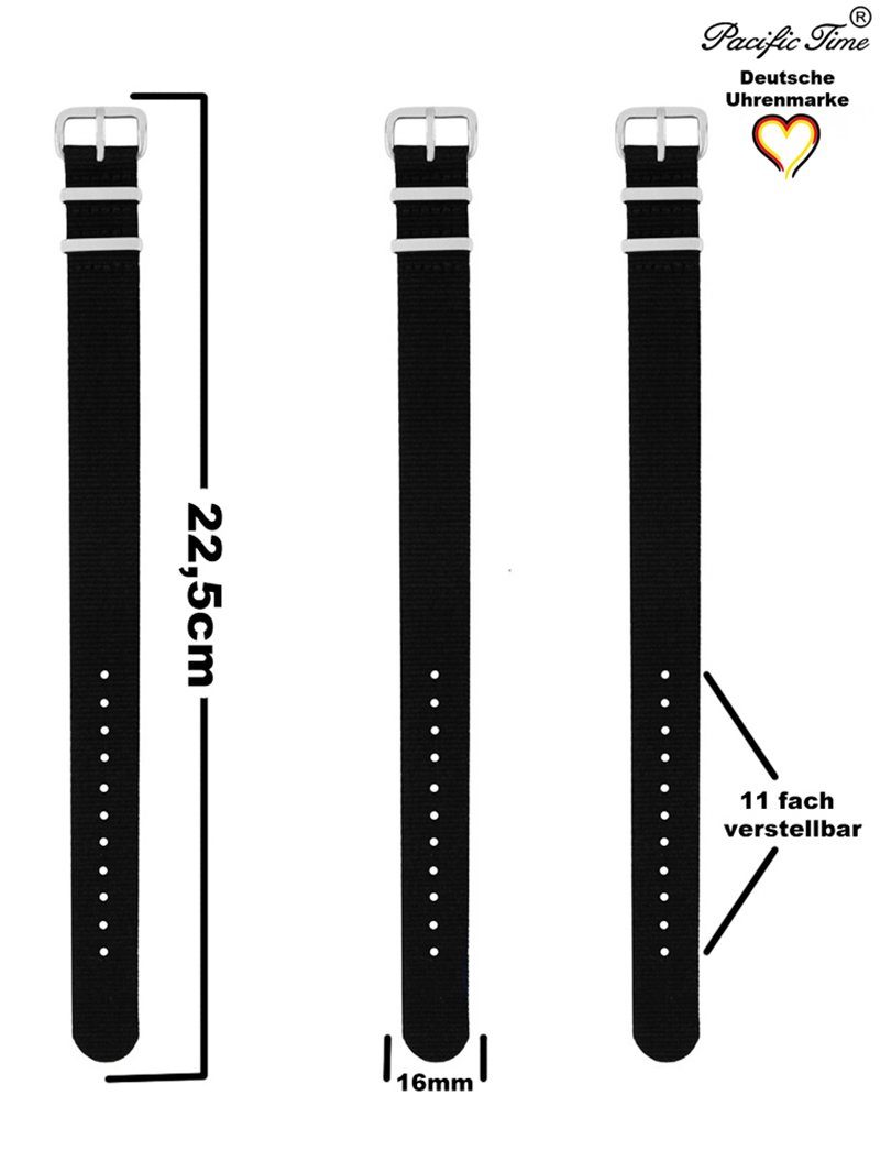 Pacific Time Quarzuhr Kinder Armbanduhr First Lernuhr Wechselarmband, Mix und Match Design - Gratis Versand – Bild 5 von 5