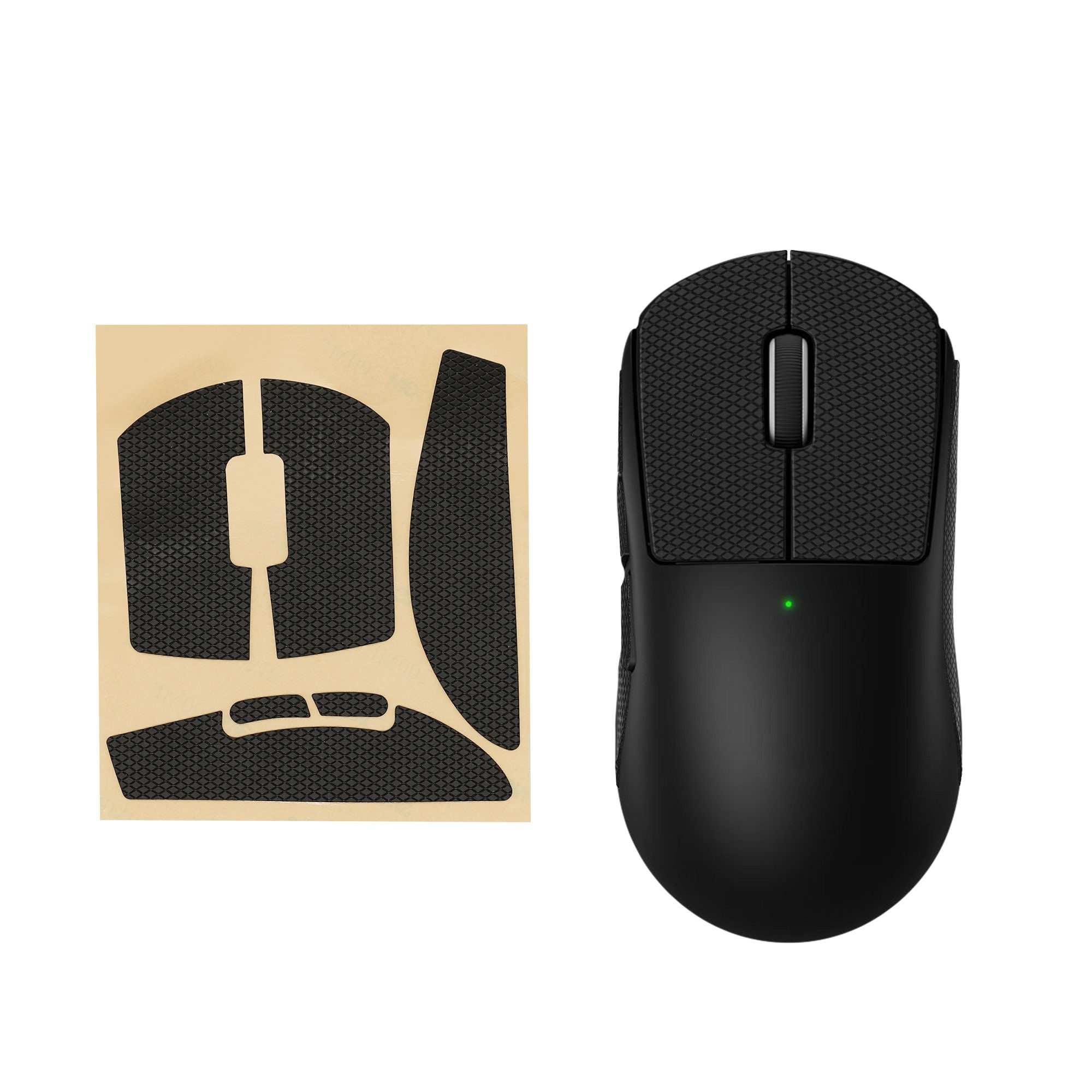 kwmobile Mausfüße Gaming Maus Grip Tape für Logitech G Pro Wireless 2 / Wireless 3 (1-St), Maus Rutschfestes Griffband für PC Maus Schwarz