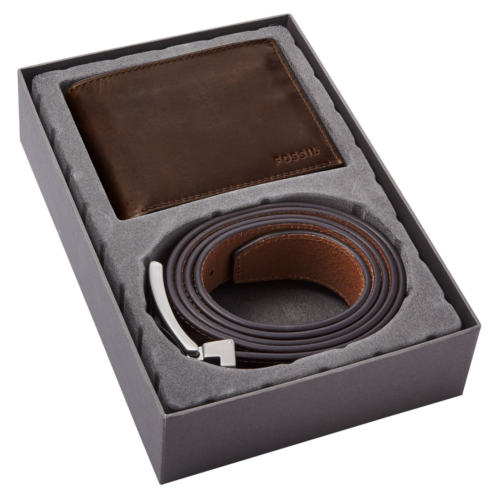 Fossil Geldbörse (Set, 2-tlg), aus echtem Leder