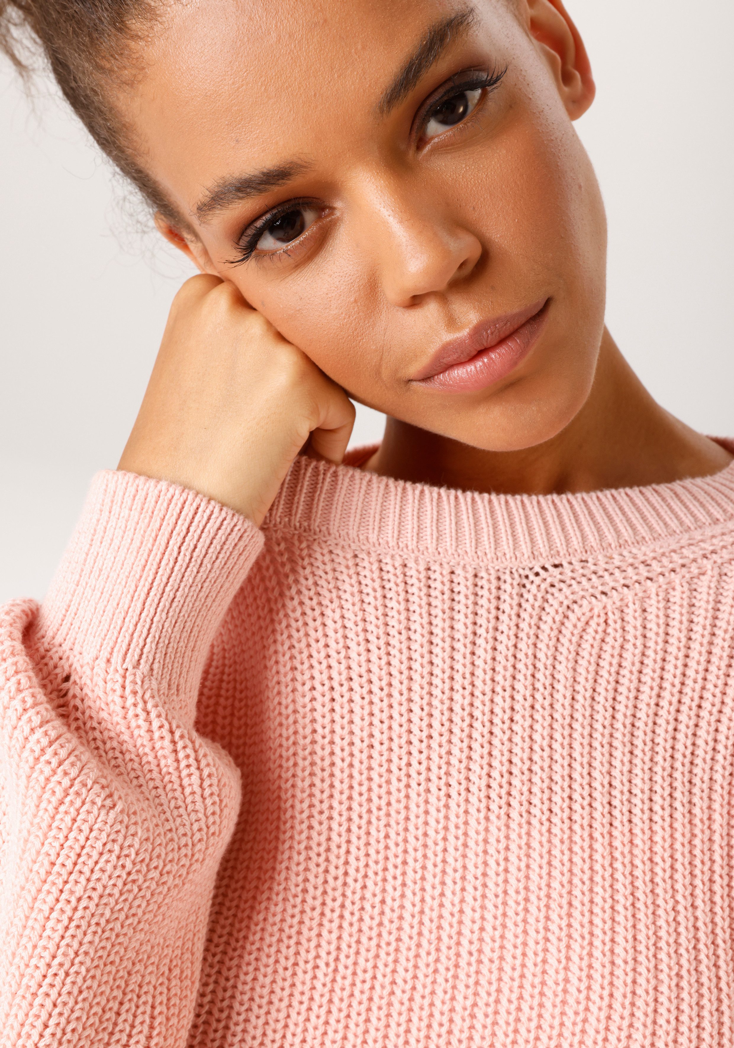 Aniston CASUAL Strickpullover in trendiger Farbpalette