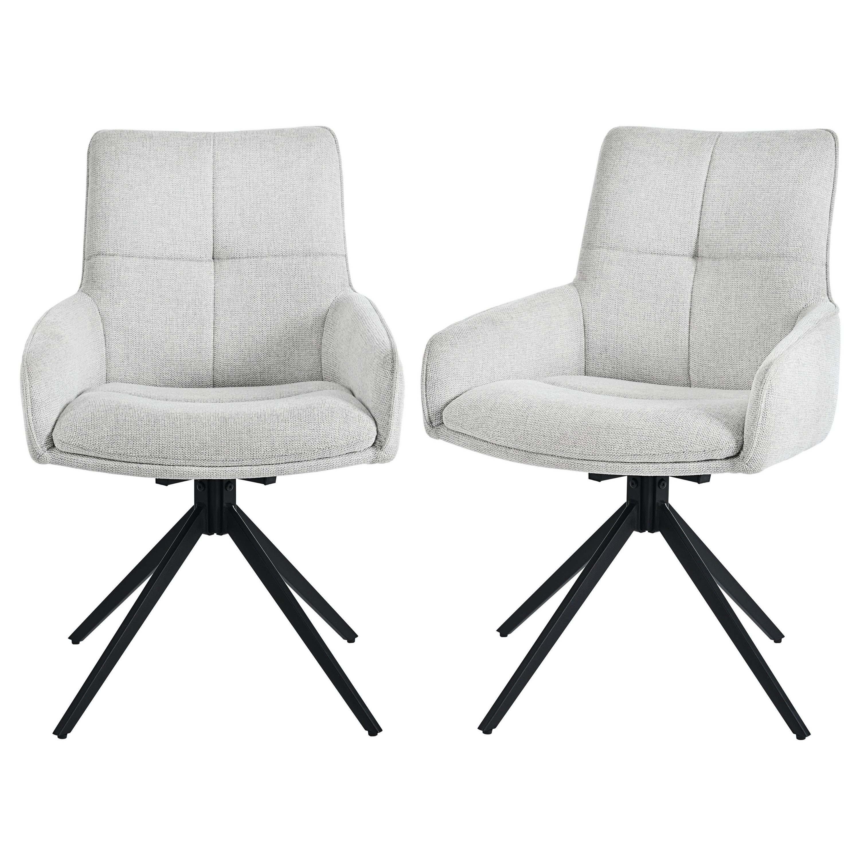 MODFU Esszimmerstuhl Polsterstuhl,Küchenstuhl (Ergonomische 2er Drehstühle günstig online kaufen