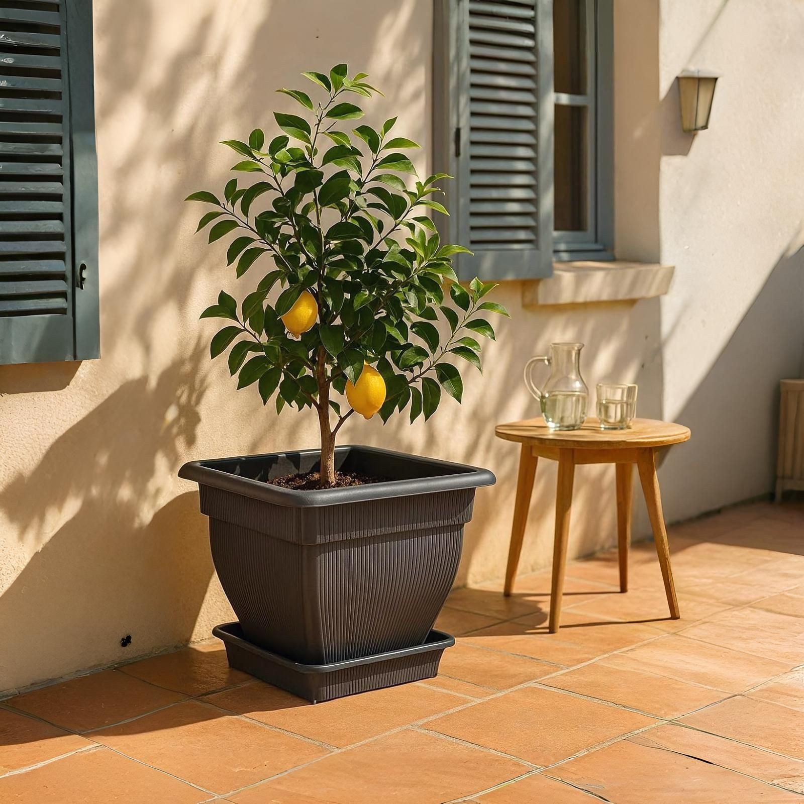 BURI Pflanzkübel XXL Pflanzkübel 60x60 Blumentopf günstig online kaufen