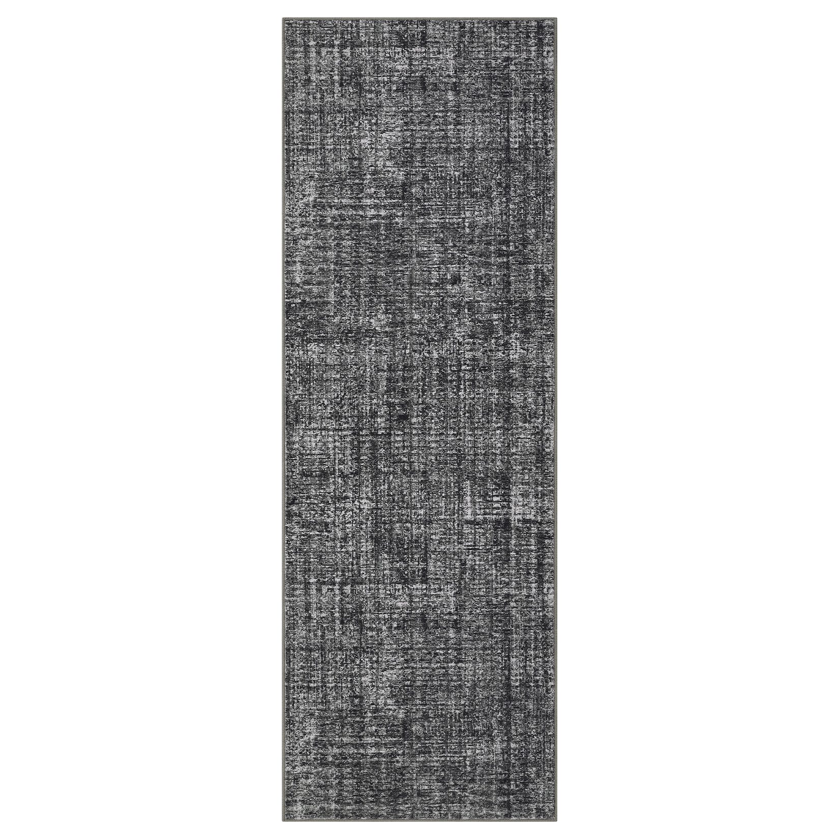 GarveeMore Veloursteppich Designteppich Maschinenwaschbarer Teppich – flachfloriger Läufer, Moderner Teppich pflegeleicht, rutschfest, schmutzabweisend