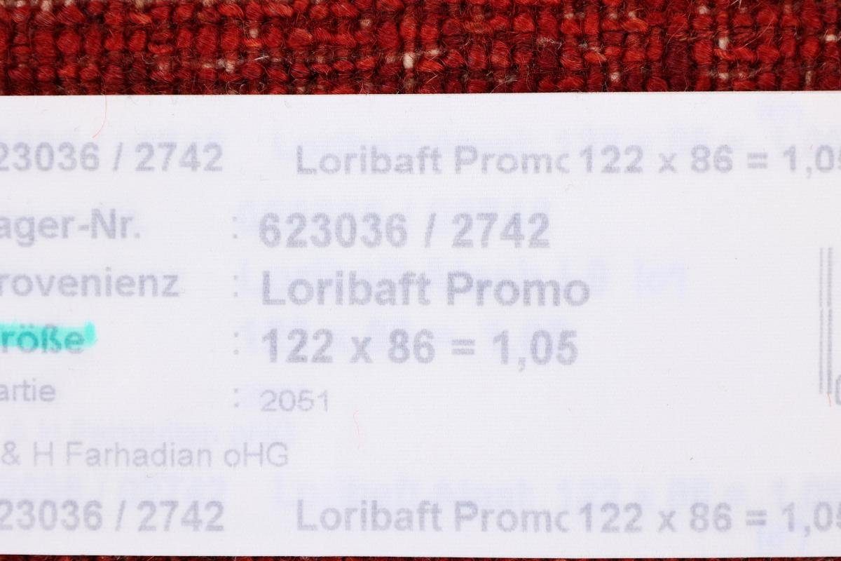 Höhe: Loribaft 12 Handgeknüpfter Moderner, Gabbeh rechteckig, Orientteppich mm Atash Trading, Perser 87x121 Nain
