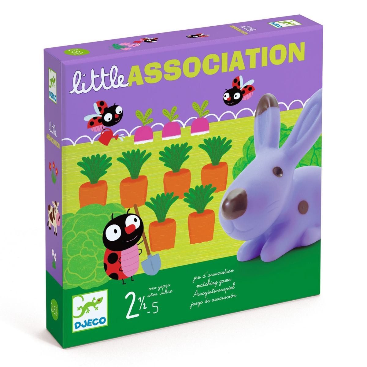 DJECO Lernspielzeug Erste Spiele: Little Association Erstes Spiel für Kinder mit Lernwert, Erstes Spiel